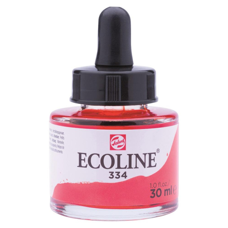 Écarlate - Encre aquarelle Ecoline 30ml de Talens