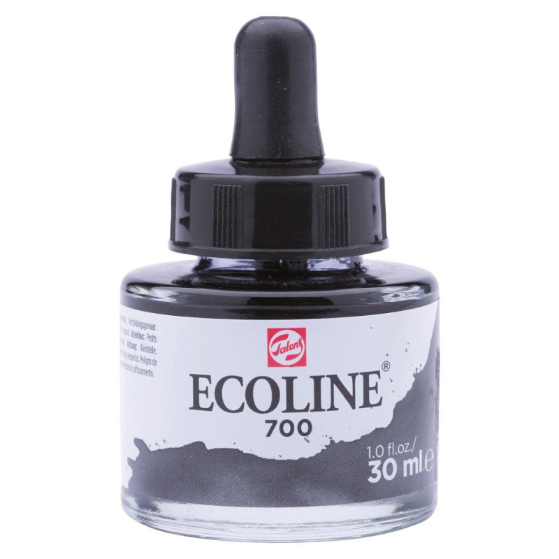 Noir - Encre aquarelle Ecoline 30ml de Talens