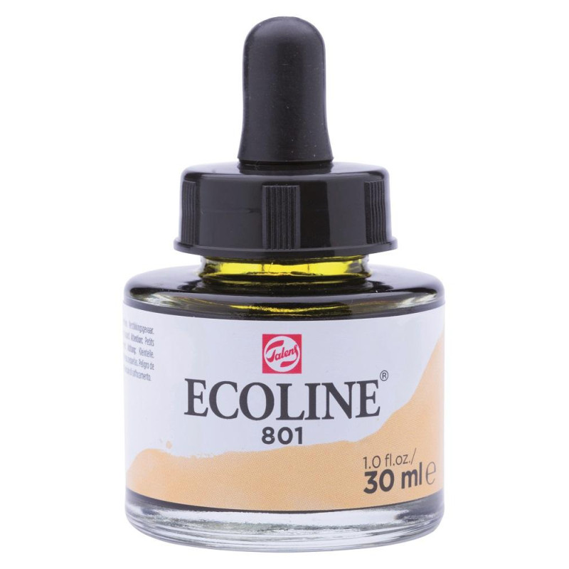 Or - Encre aquarelle Ecoline 30ml de Talens