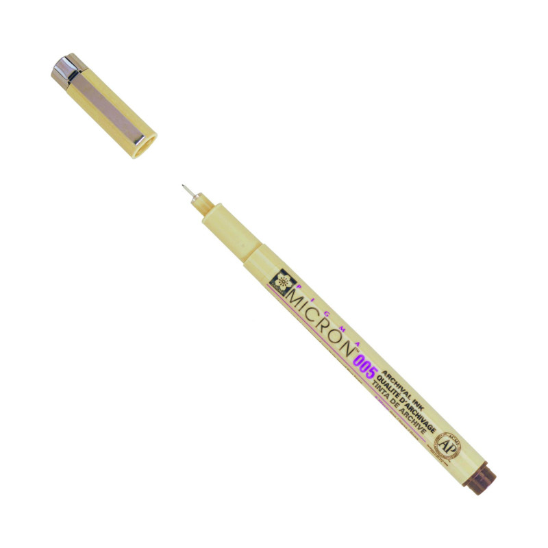 Feutre pigma Micron calibré 0,2 mm -005- Sakura Brun
