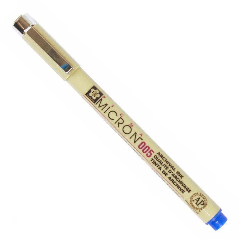 Feutre pigma Micron calibré 0,2 mm -005- Sakura Bleu