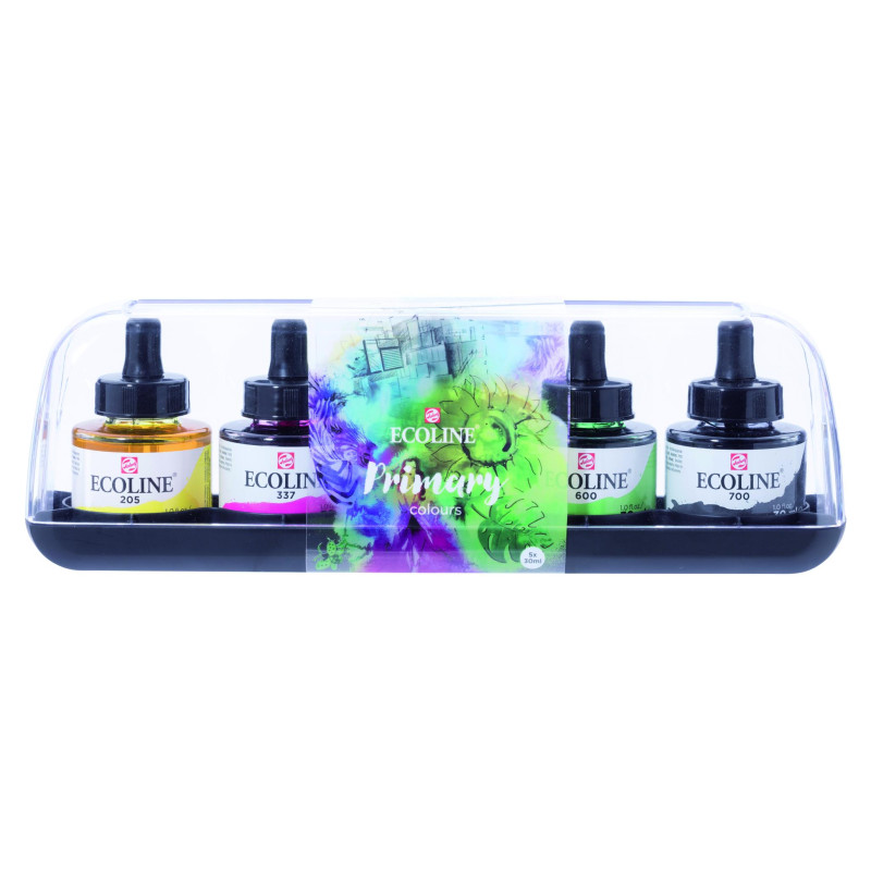 Ecoline set Primary avec vert 5x30ml