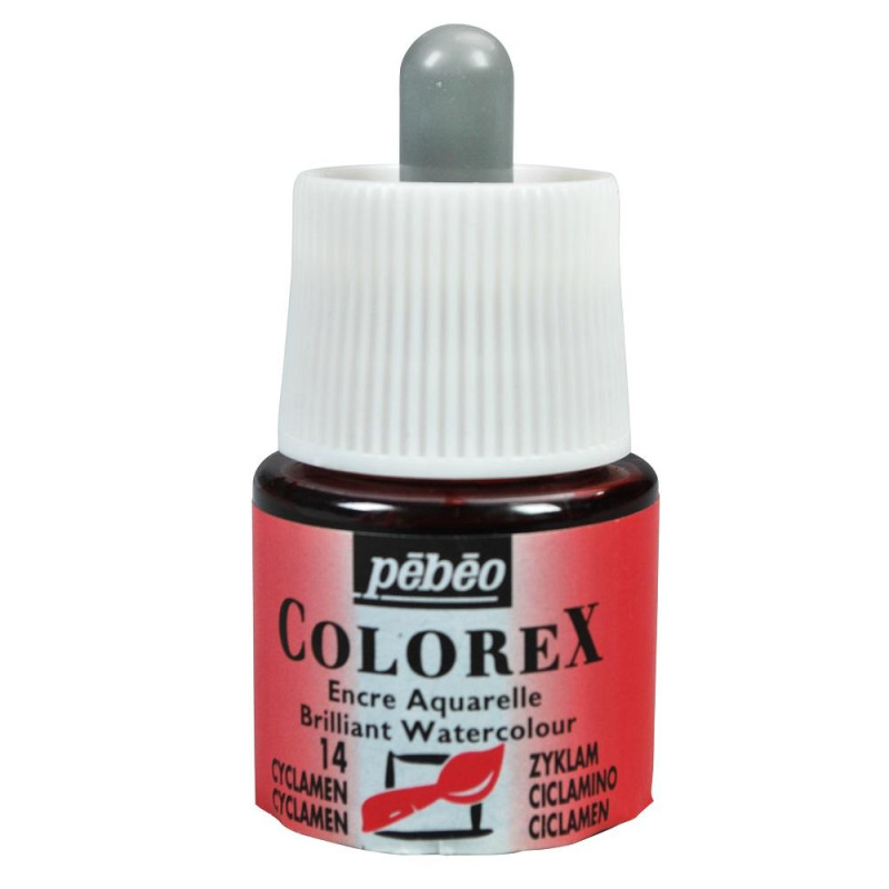 Cyclamen - Encre aquarelle Colorex 45ml Pébéo*