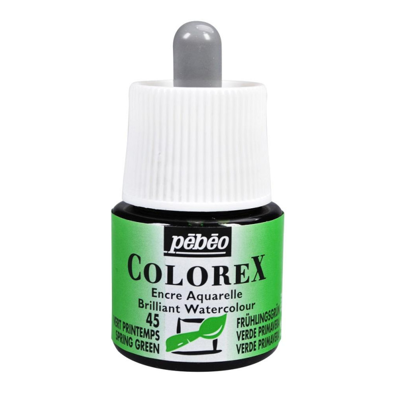 Vert printemps - Encre aquarelle Colorex 45ml Pébéo