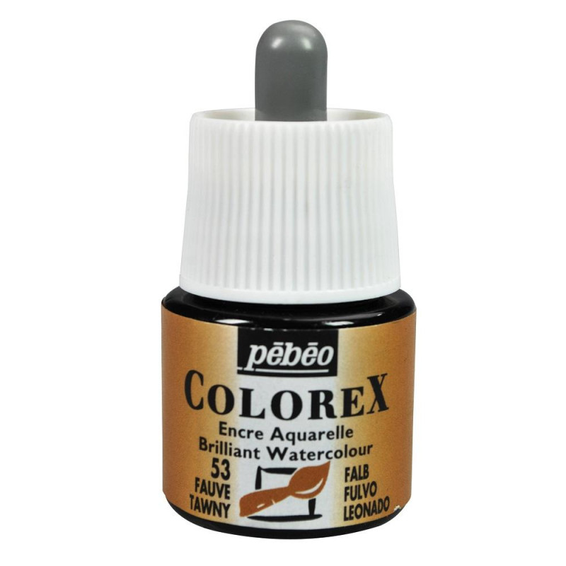 Fauve - Encre aquarelle Colorex 45ml Pébéo*