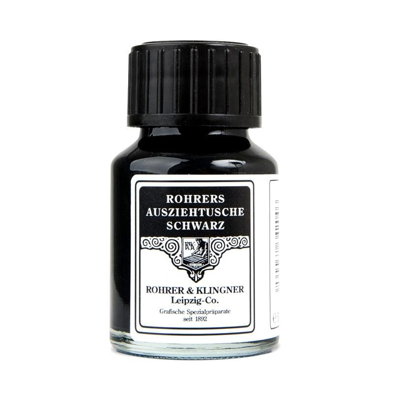 Noir intense - Encre de Chine Rohrer & Klingner 50ml