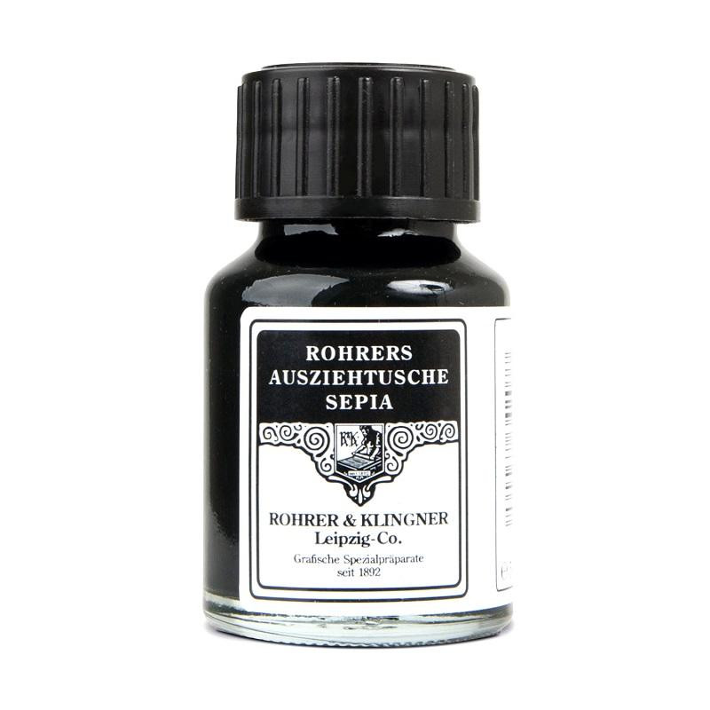 Sépia - Encre de Chine Rohrer & Klingner 50ml