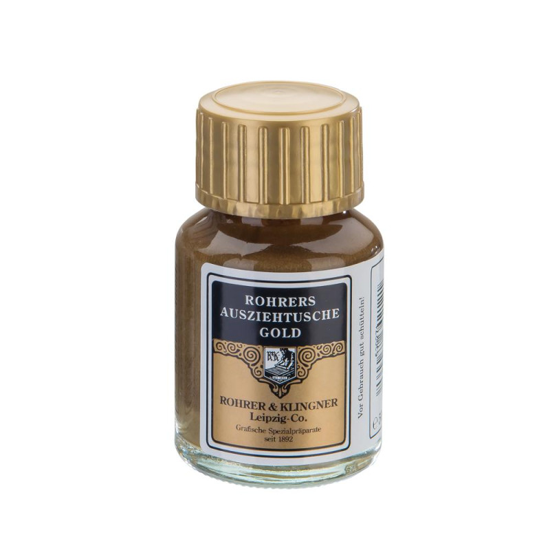 Or - Encre de Chine Rohrer & Klingner 50ml