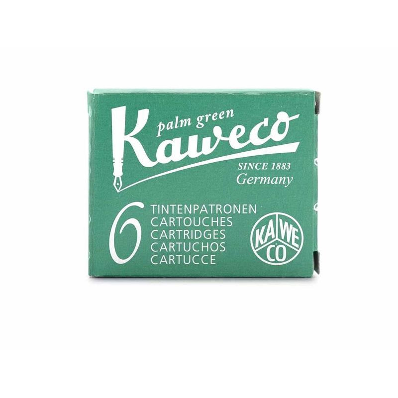 paquet de 6 cartouches d'encre Kaweco Vert