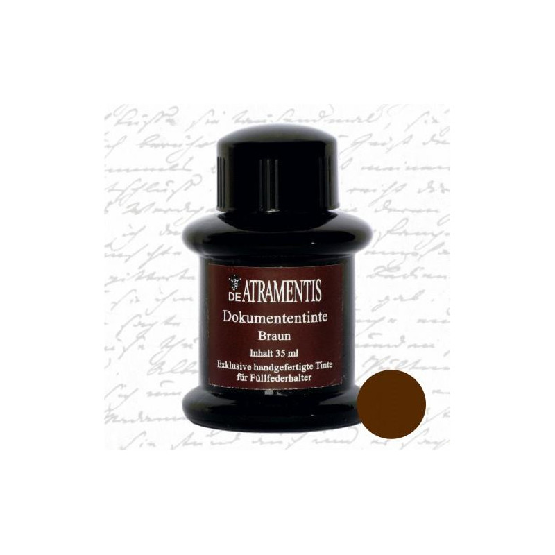 Brun - Encre documentaire pour stylo-plume 45 ml De Atramentis