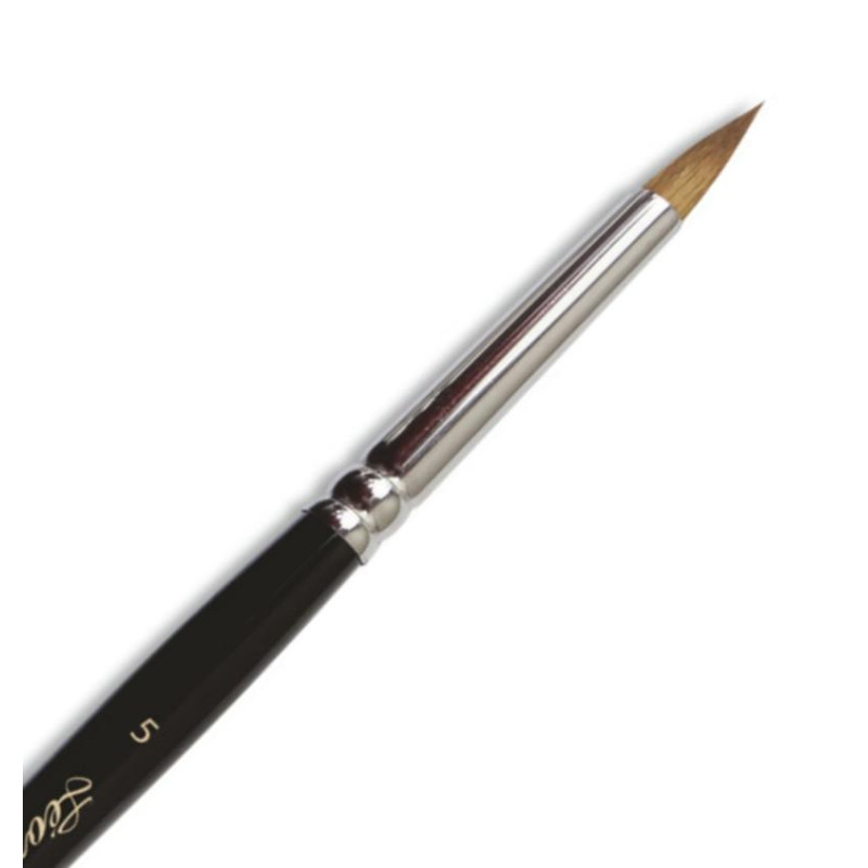 Pinceau retouche sortie courte Styl imitation martre série 1077RO n°4 Léonard