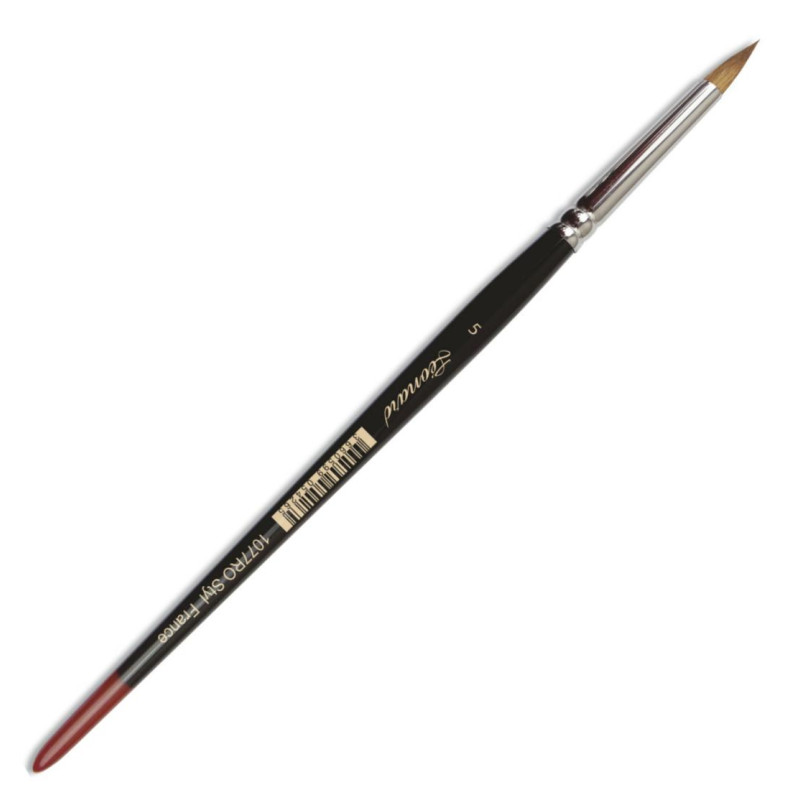 Pinceau retouche sortie courte Styl imitation martre série 1077RO n°4 Léonard