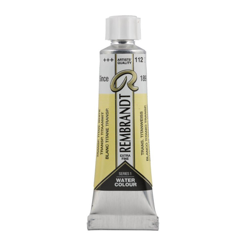 Blanc de titane transparent - Aquarelles Tube 10 ml Rembrandt