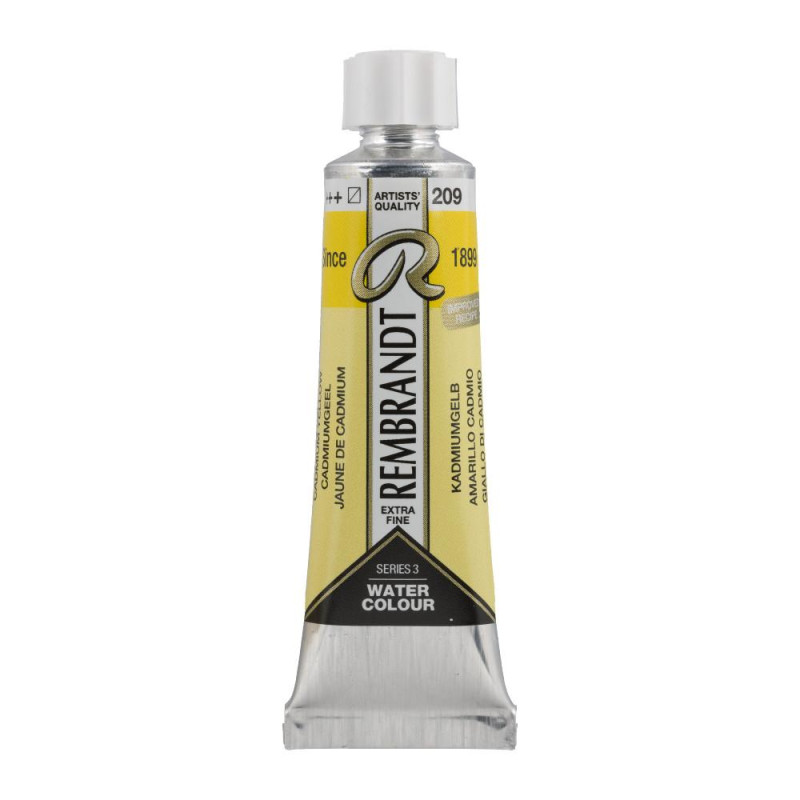 Jaune de cadmium - Aquarelles Tube 10 ml Rembrandt