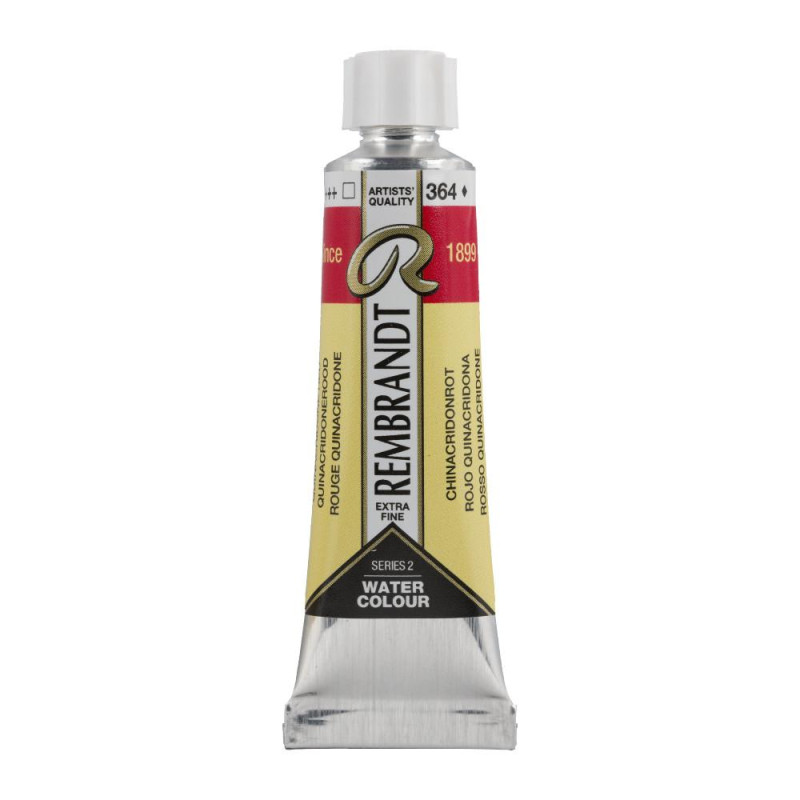 Rouge quinacridone - Aquarelles Tube 10 ml Rembrandt