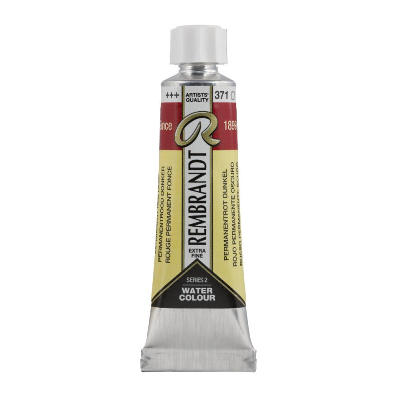 Rouge permanent foncé - Aquarelles Tube 10 ml Rembrandt