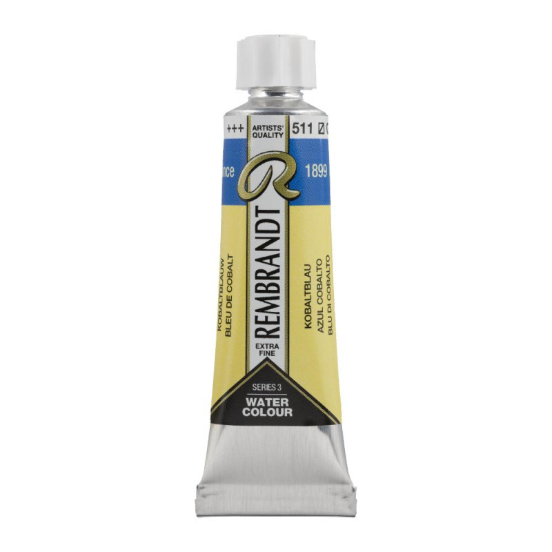 Bleu de cobalt - Aquarelles Tube 10 ml Rembrandt