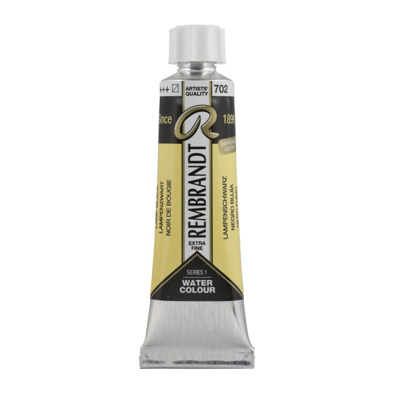 Noir de bougie - Aquarelles Tube 10 ml Rembrandt