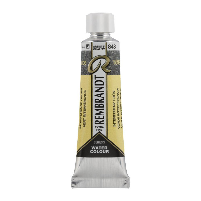 Vert interférence - Aquarelles Tube 10 ml Rembrandt