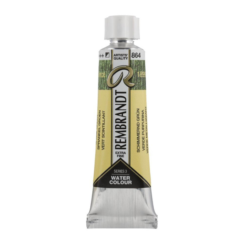 Vert scintillant - Aquarelles Tube 10 ml Rembrandt