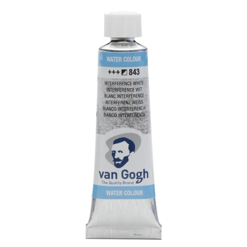 Blanc interférence - Aquarelles Tube 10 ml Van Gogh