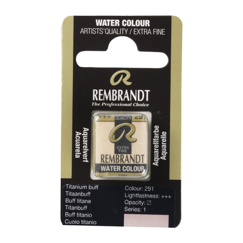 Buff titane - Aquarelles 1/2 Godet Rembrandt