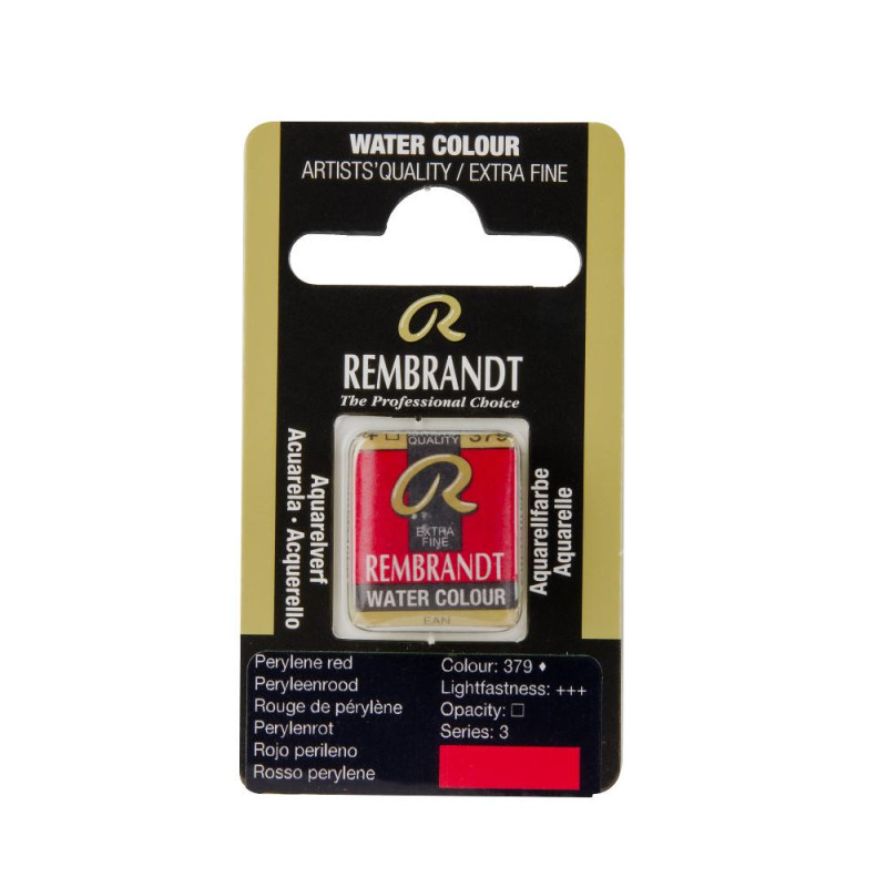 Rouge pérylène - Aquarelles 1/2 Godet Rembrandt