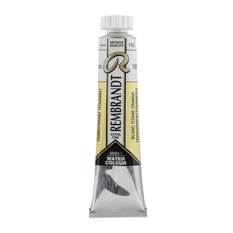 Blanc de titane transparent - Aquarelles Tube 20 ml Rembrandt