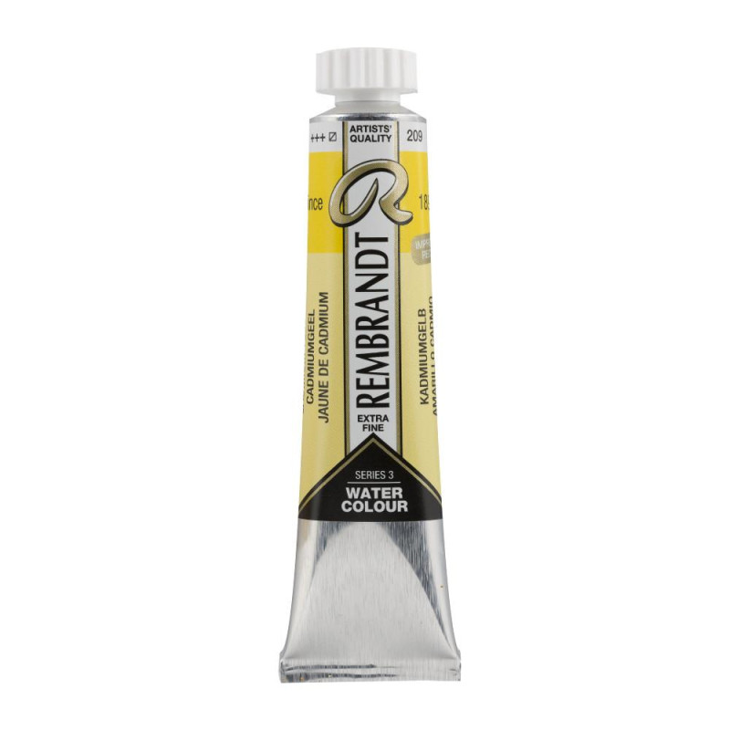 Jaune de cadmium - Aquarelles Tube 20 ml Rembrandt