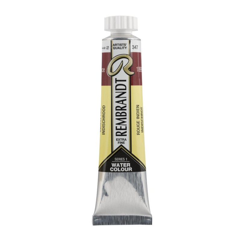 Rouge indien - Aquarelles Tube 20 ml Rembrandt