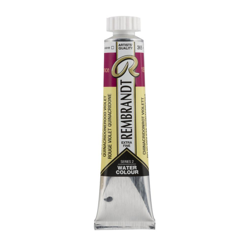 Rouge violet quinacridone - Aquarelles Tube 20 ml Rembrandt
