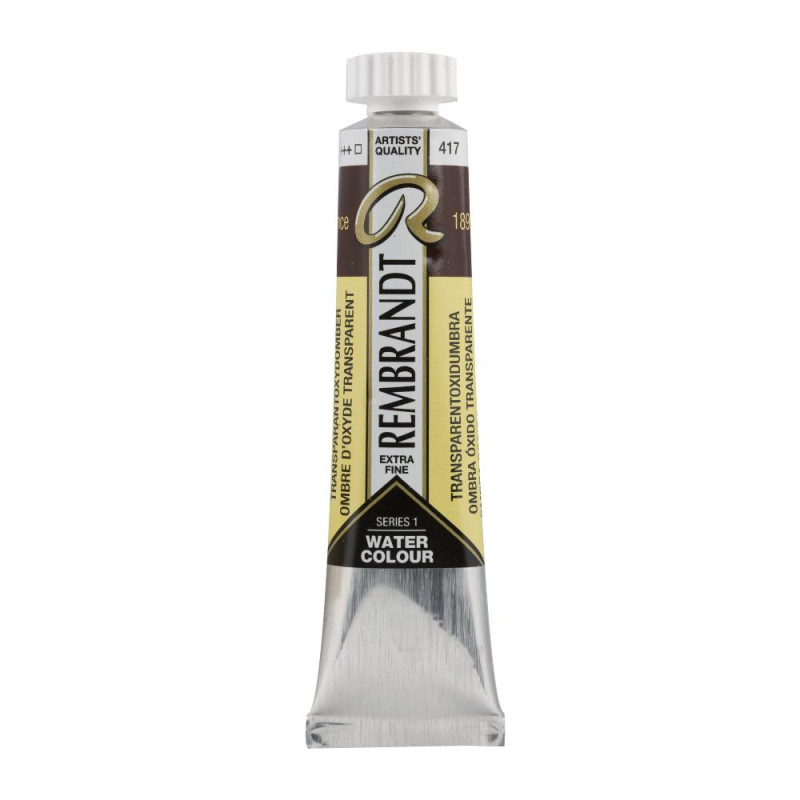 Ombre oxyde transparent - Aquarelles Tube 20 ml Rembrandt