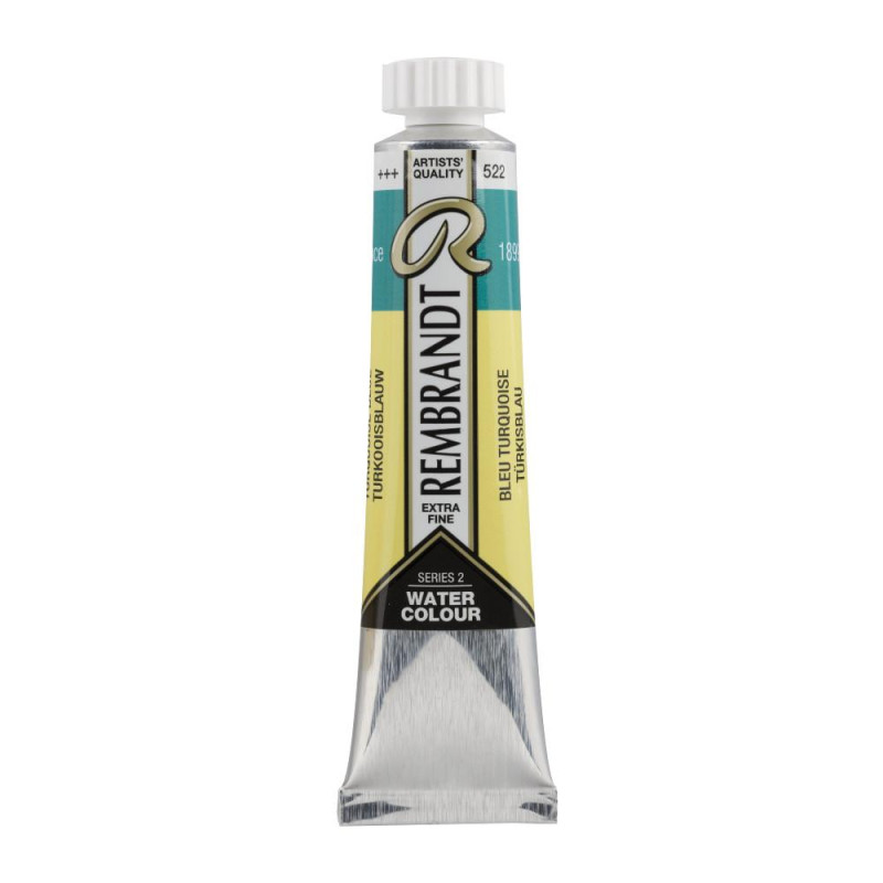 Bleu turquoise - Aquarelles Tube 20 ml Rembrandt