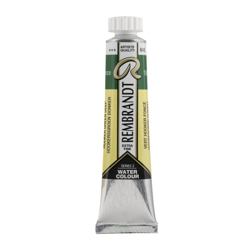 Vert de Hooker foncé - Aquarelles Tube 20 ml Rembrandt