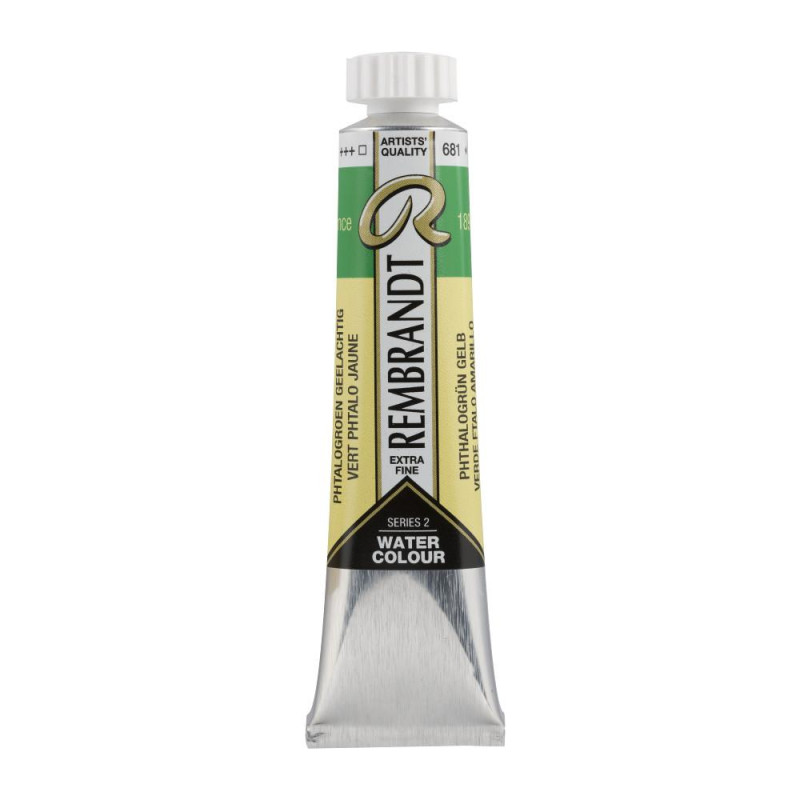 Vert phtalo jaune - Aquarelles Tube 20 ml Rembrandt