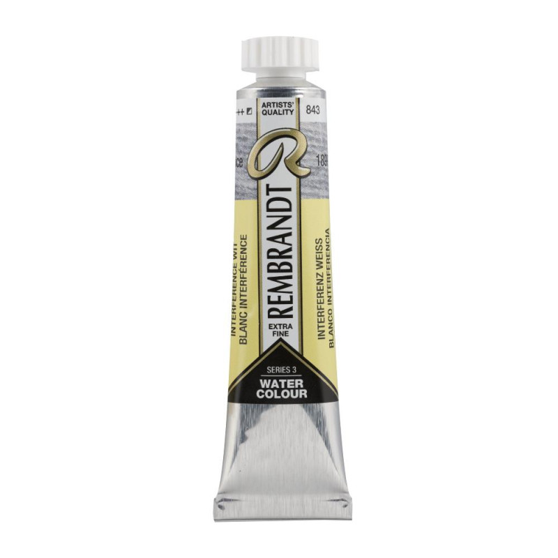 Blanc interférence - Aquarelles Tube 20 ml Rembrandt