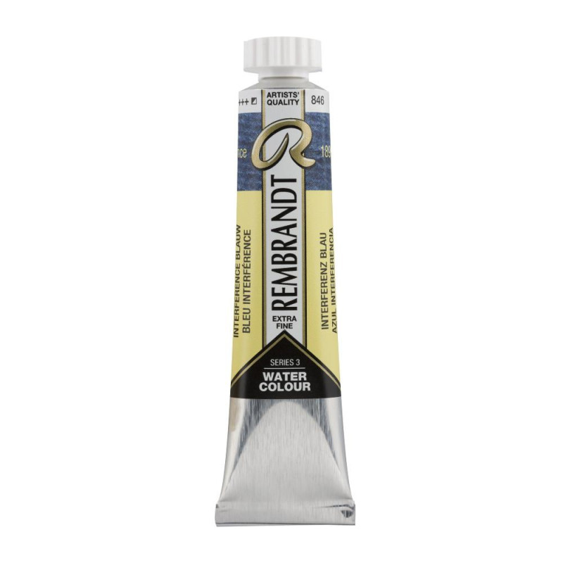 Bleu interférence - Aquarelles Tube 20 ml Rembrandt
