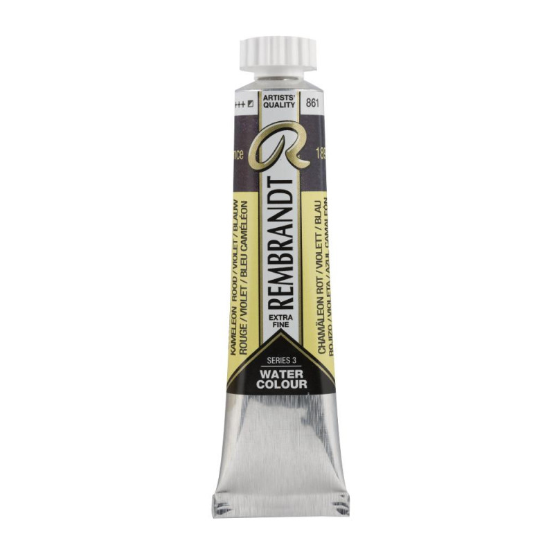 Caméléon rouge violet bleu - Aquarelles Tube 20 ml Rembrandt