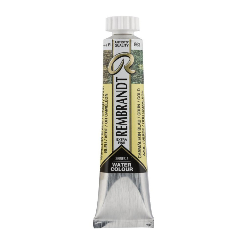 Caméléon bleu vert or - Aquarelles Tube 20 ml Rembrandt