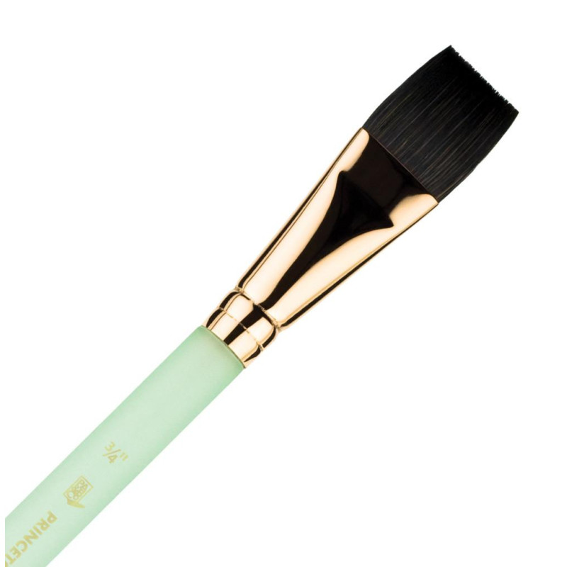 Pinceau plat petit gris synthétique Princeton Neptune ½ ''
