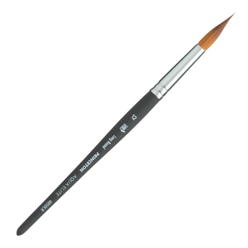 Pinceau rond pointu Kolinsky synthétique Aqua Elite n°12 Princeton