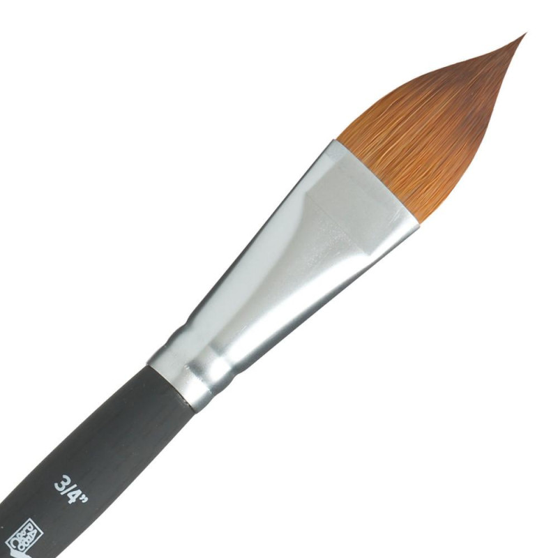 Pinceau amande Kolinsky synthétique Princeton Aqua Elite ¾''