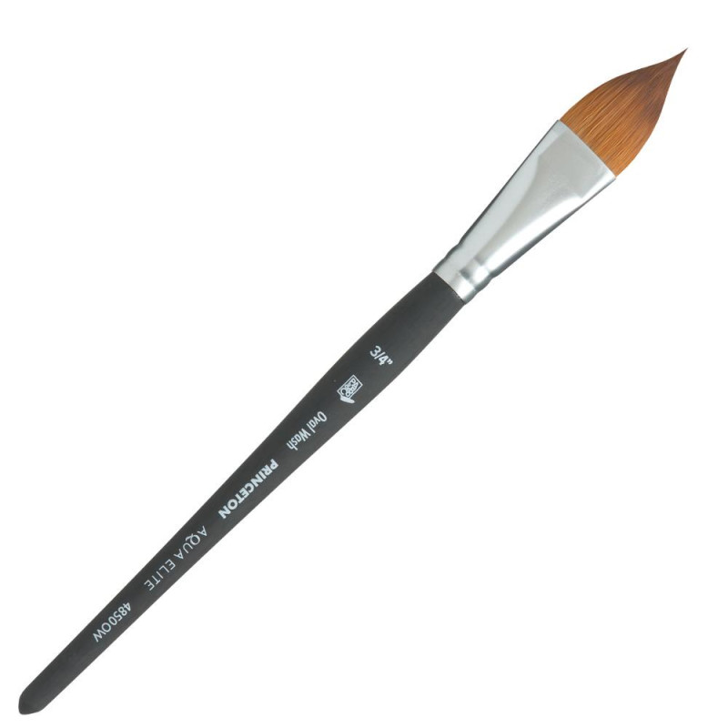 Pinceau amande Kolinsky synthétique Princeton Aqua Elite ¾''