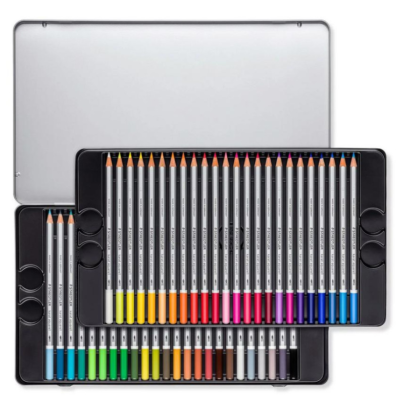 Boîte métal 48 crayons Karat Staedtler *