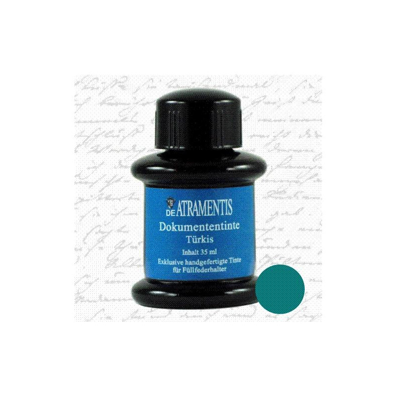 Turquoise - Encre documentaire pour stylo-plume 45 ml De Atramentis