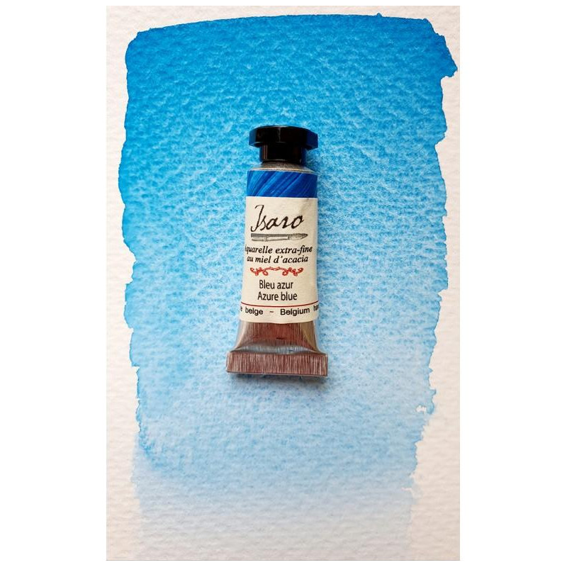 Bleu azur - Aquarelle extra-fine tube 7ml Isaro