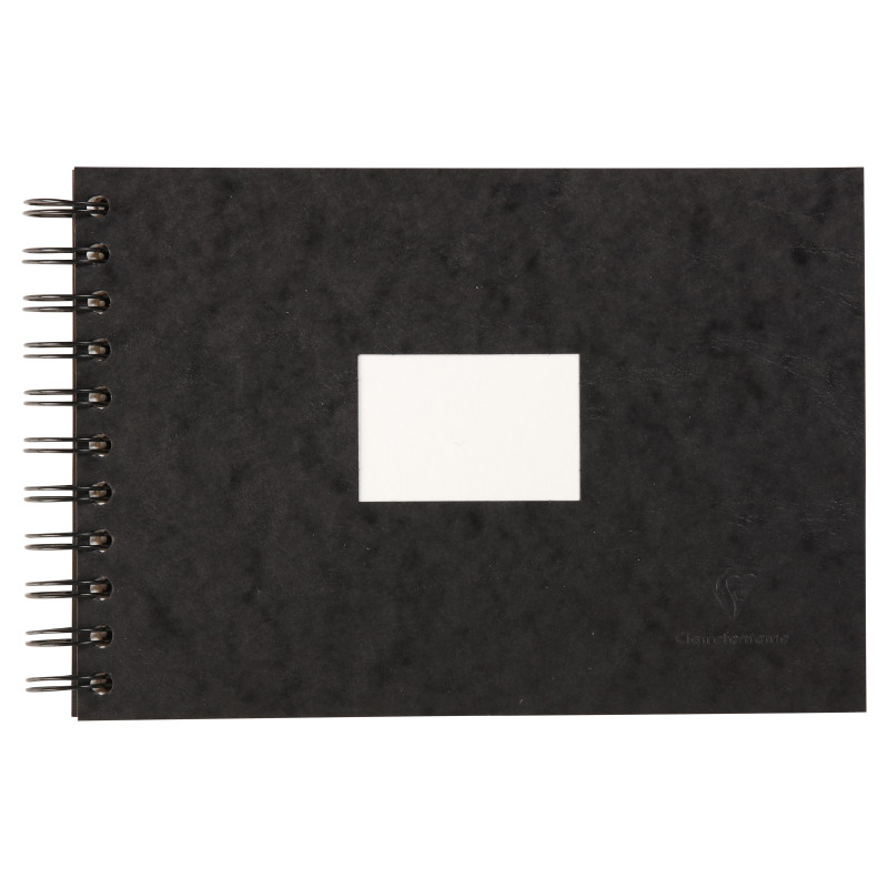 Album de voyage Clairefontaine 14,8x21 300g 25 f noir 