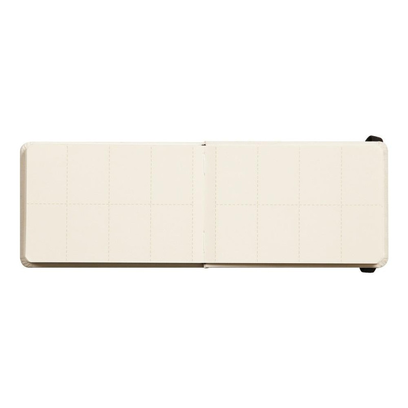 Carnets cousu 10x15cm Fontaine entoilé blanc 300g satiné 24F + 32 cartes détachables