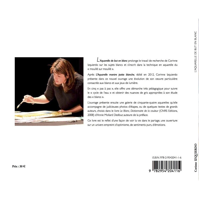 L'aquarelle de but en blanc, Corinne Izquierdo