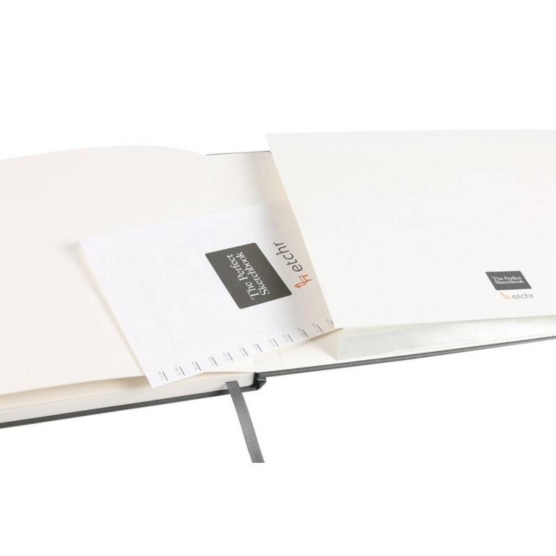 The Perfect Sketchbook A4 300g 100% coton 44 pages grain fin format paysage Etchr Lab